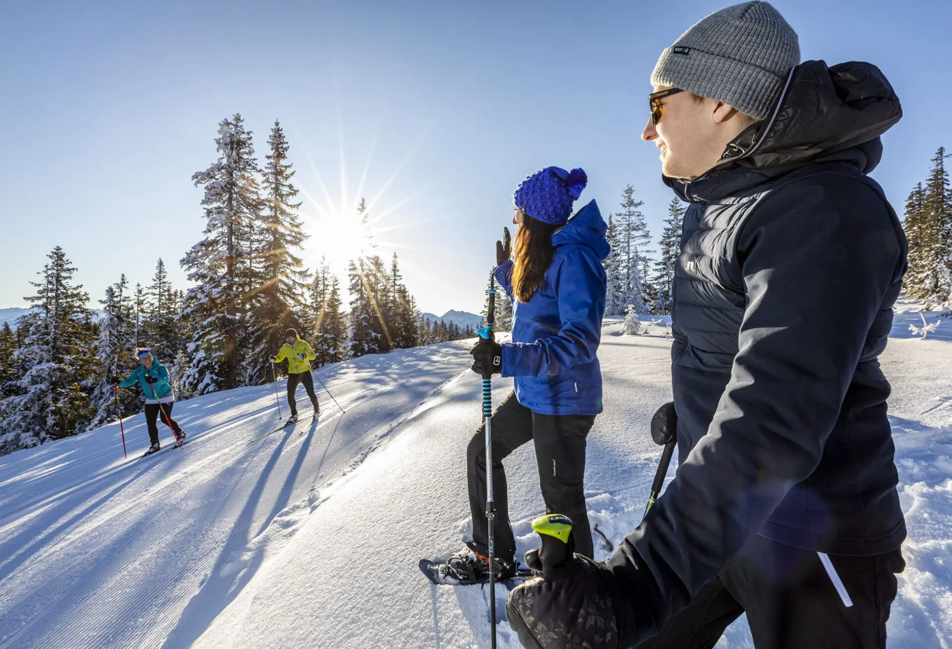 Langlaufen im Winterurlaub in Filzmoos, Ski amadé